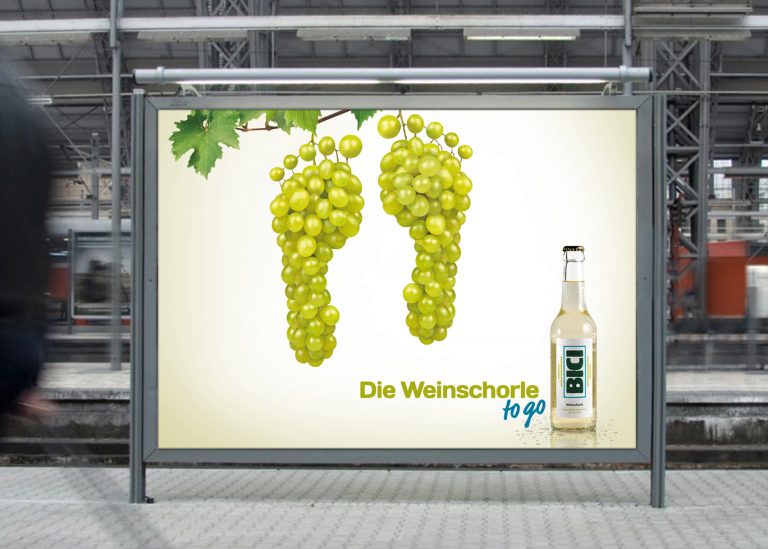BICI Weinschorle Poster